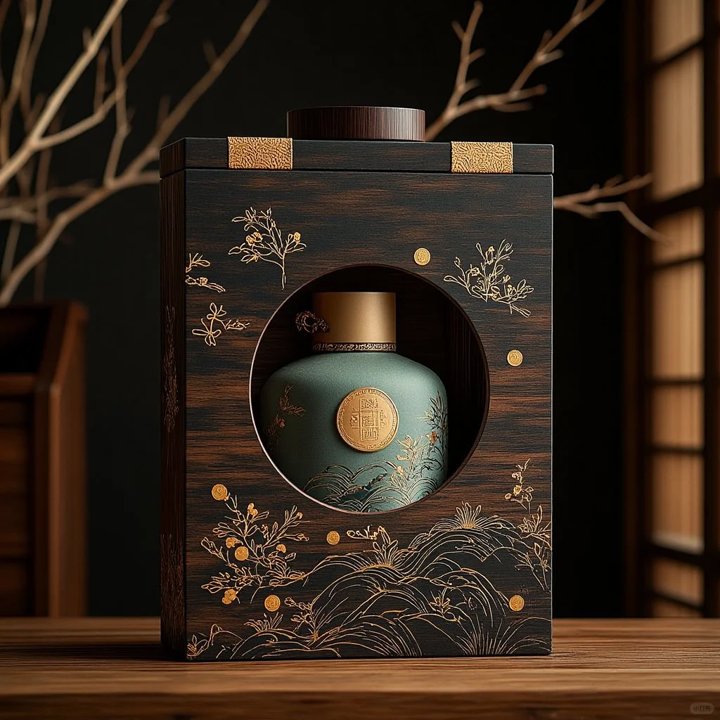 国风白酒礼盒设计