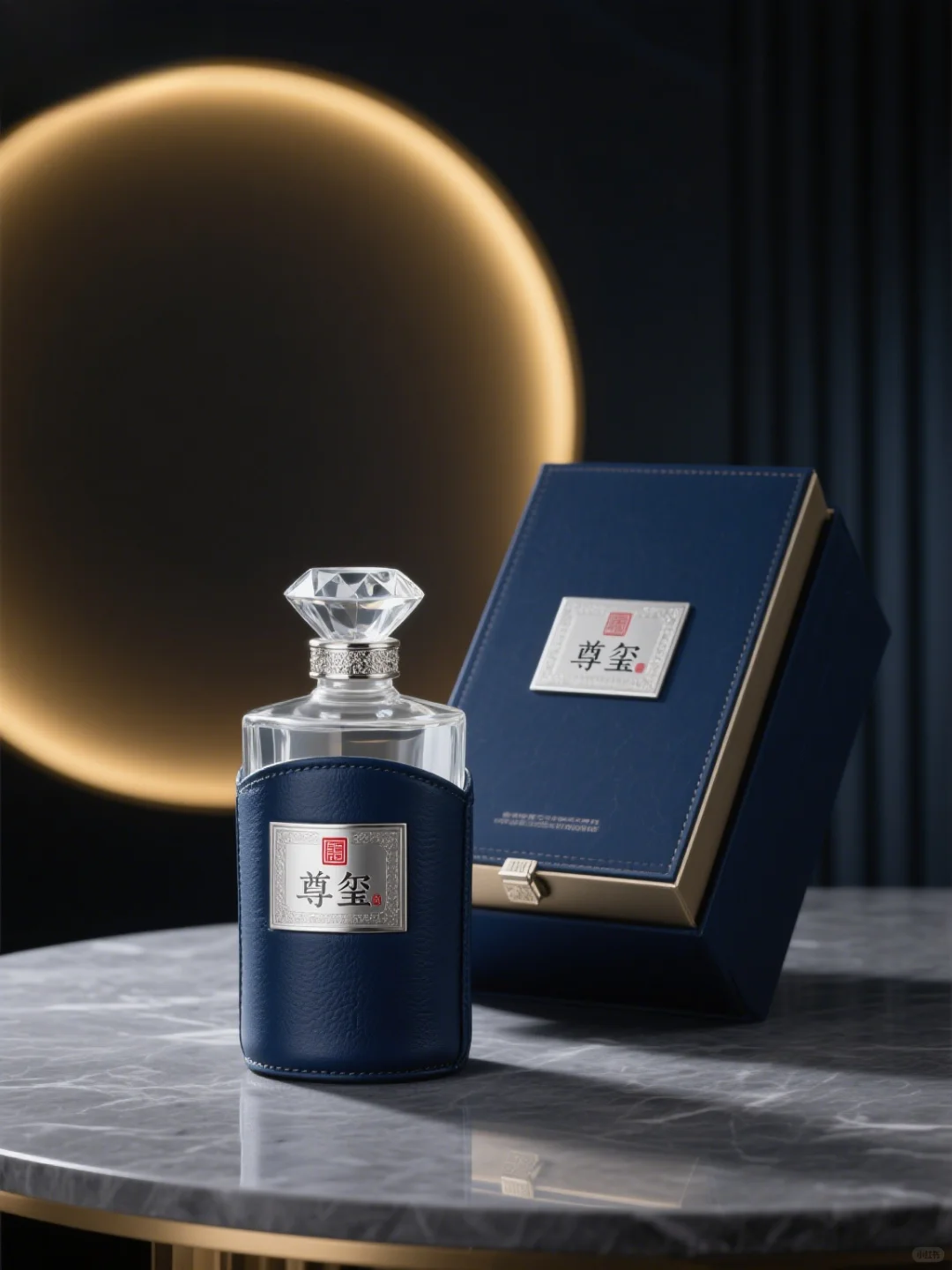 做出了一款客户很满意的酒水包装设计