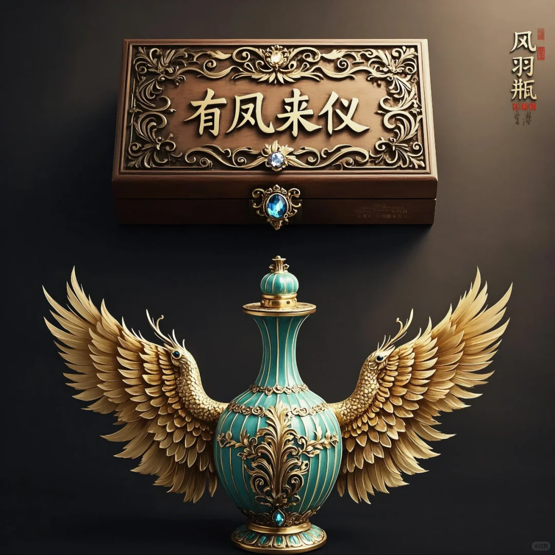 有凤来仪，礼遇非凡！‘凤羽瓶’的美