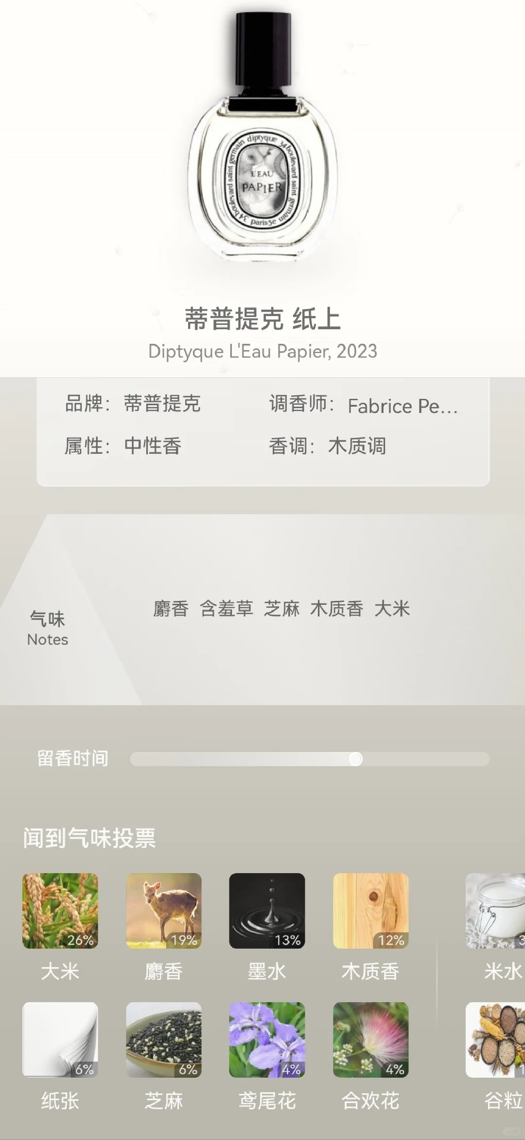 试香 蒂普提克系列部分