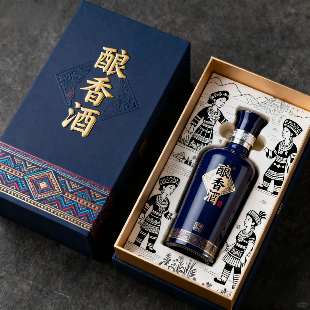 唠唠我刚做完的「酿香酒」包装设计～