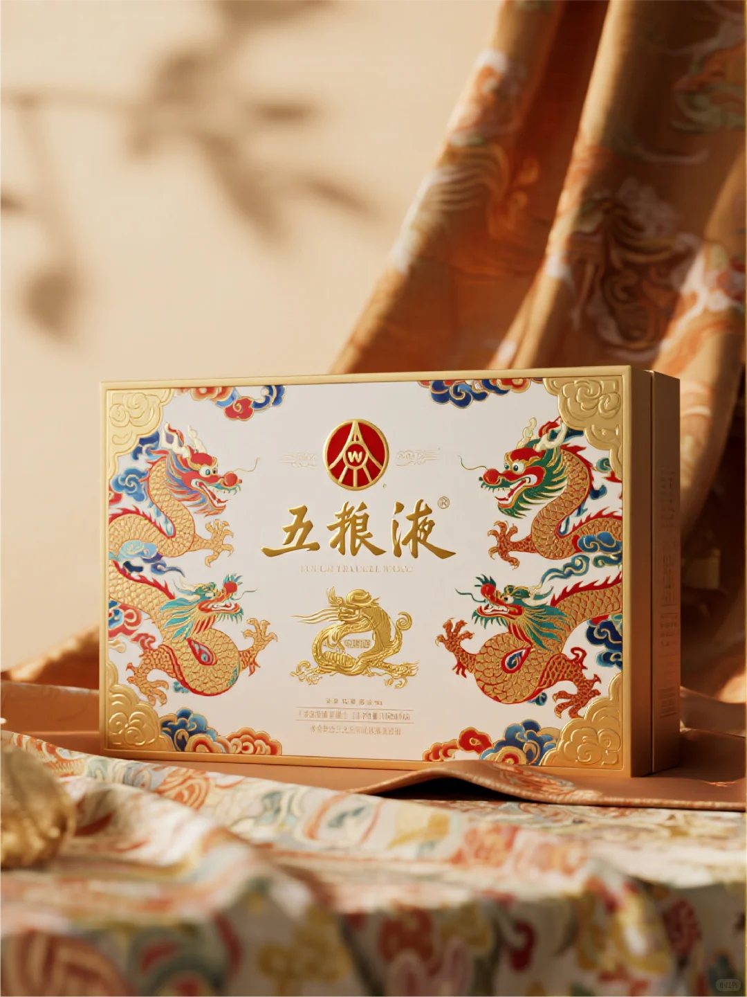 AIGC中秋节酒品类礼盒包装风格探究