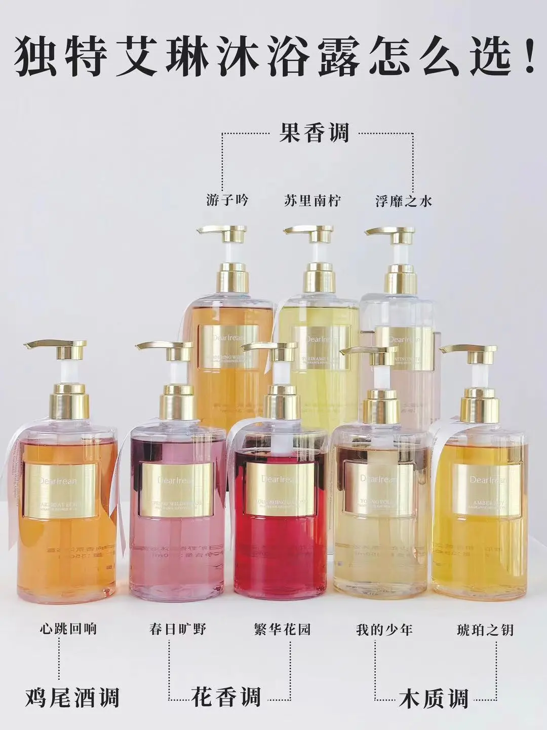 独特艾琳沐浴露?香型怎么选？