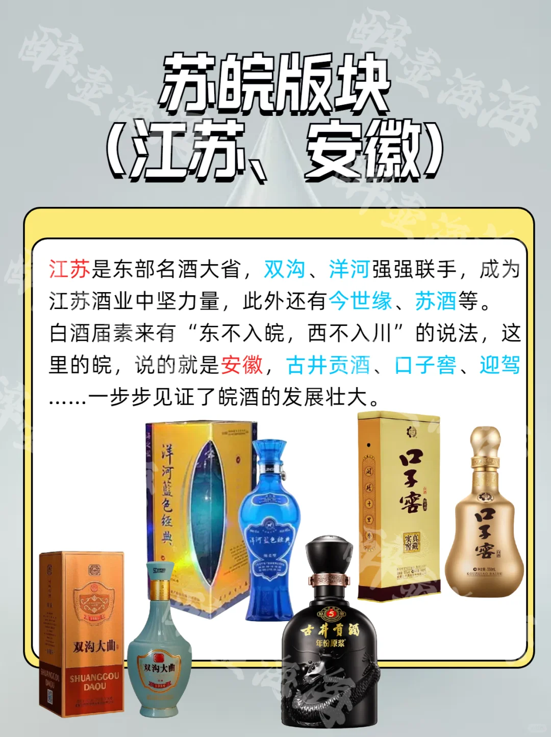 中国白酒地图—你都喝过哪些