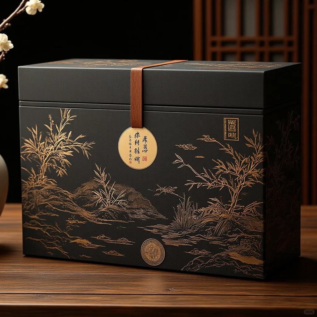 国风白酒礼盒设计