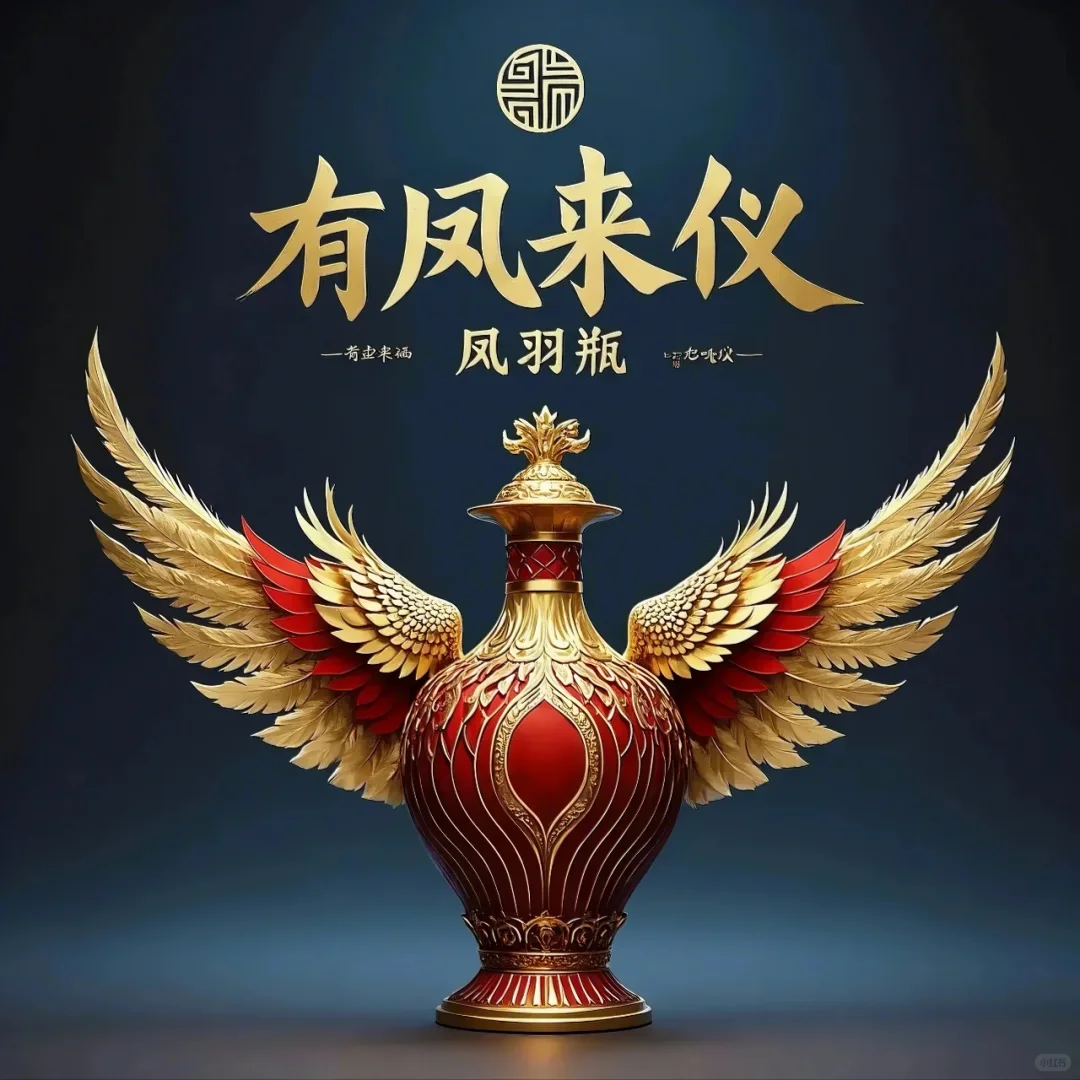 有凤来仪，礼遇非凡！‘凤羽瓶’的美