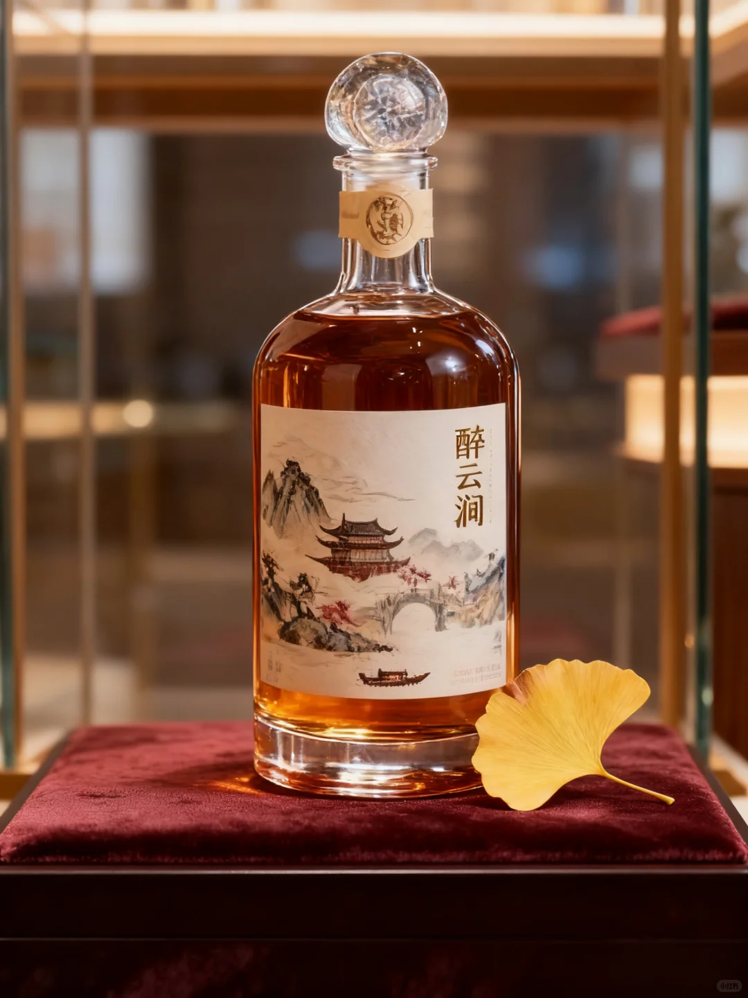 来唠唠我刚做完的「醉云涧」酒包装设计～