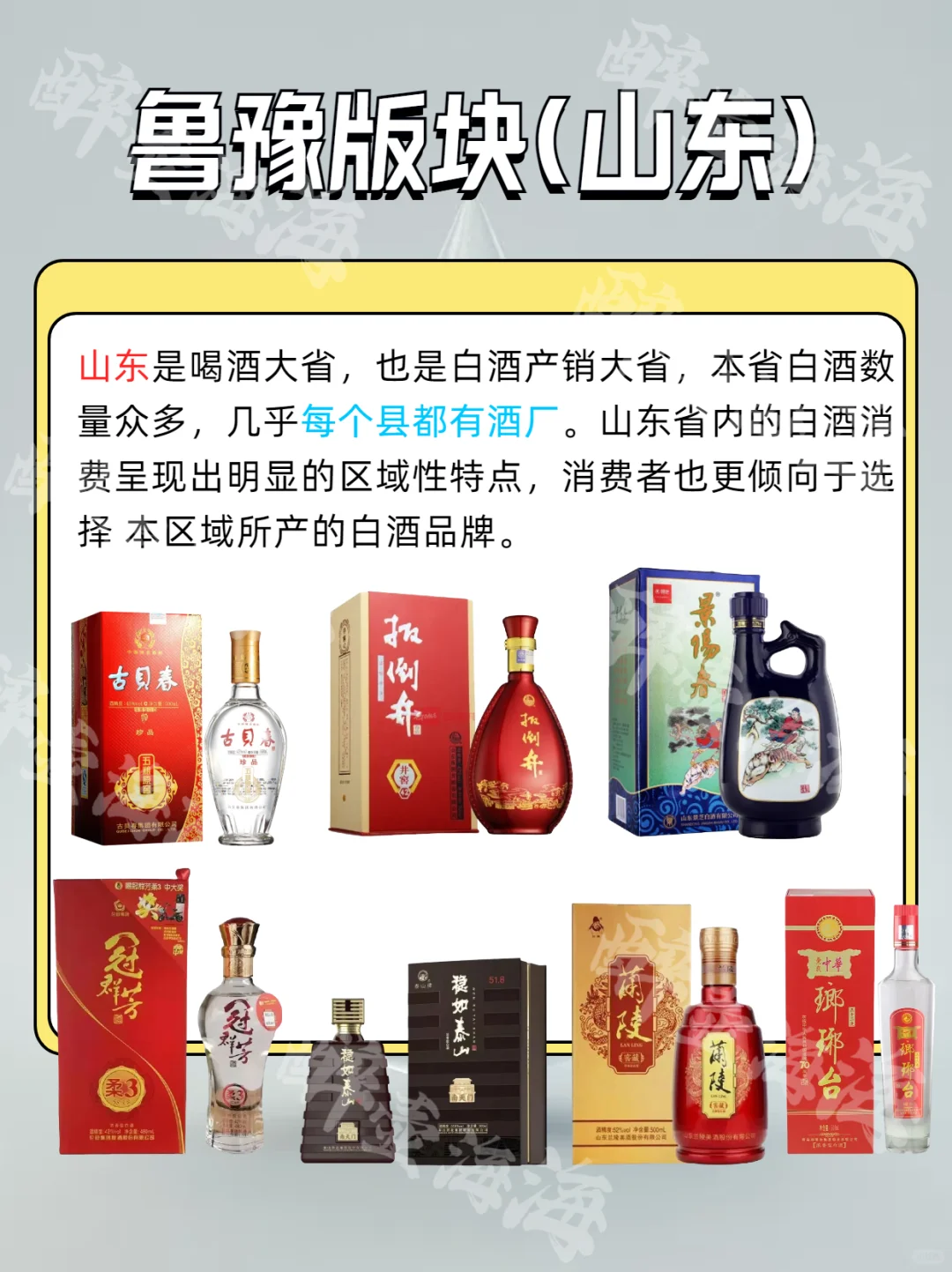 中国白酒地图—你都喝过哪些