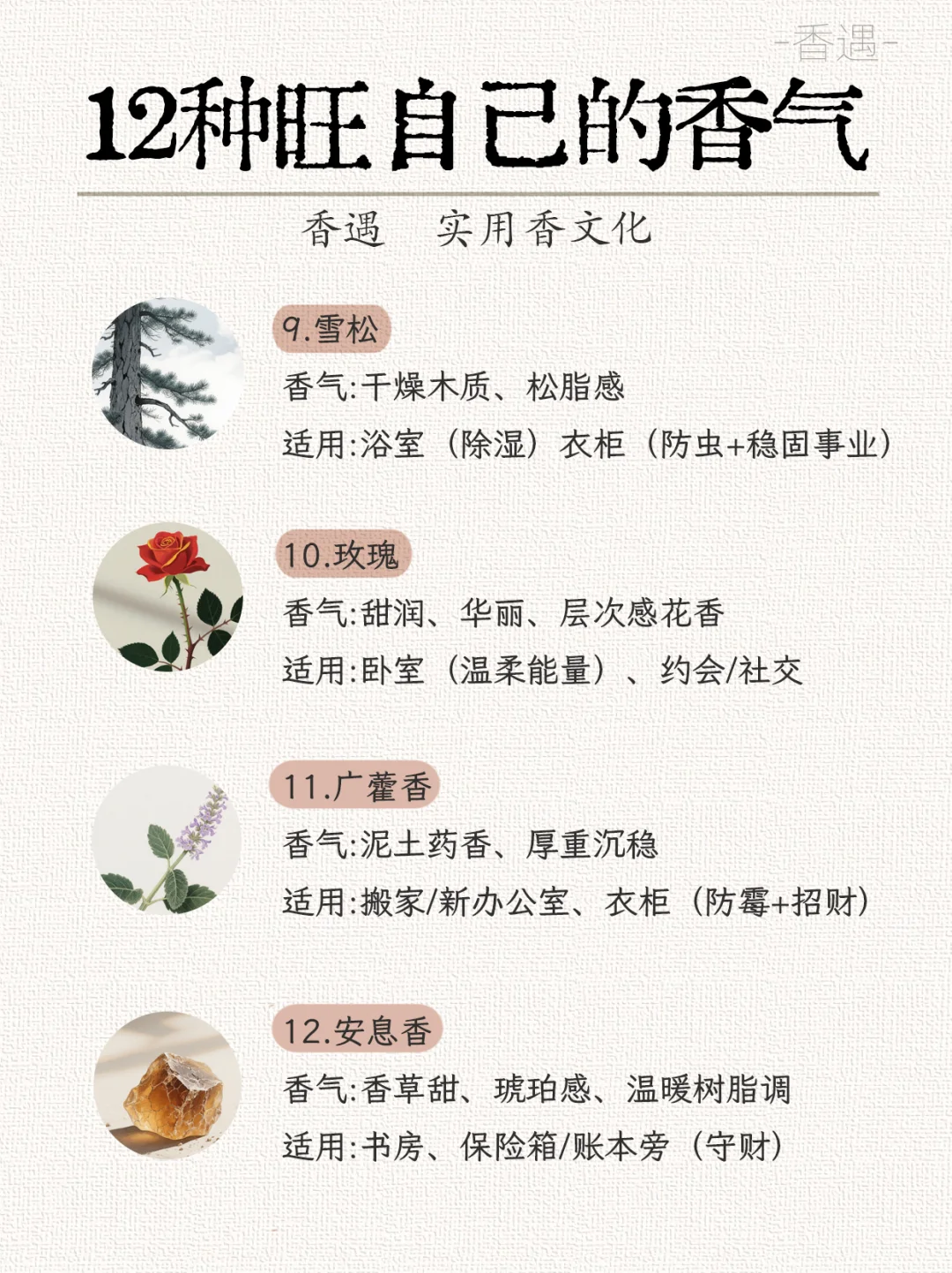 12种旺自己的香气