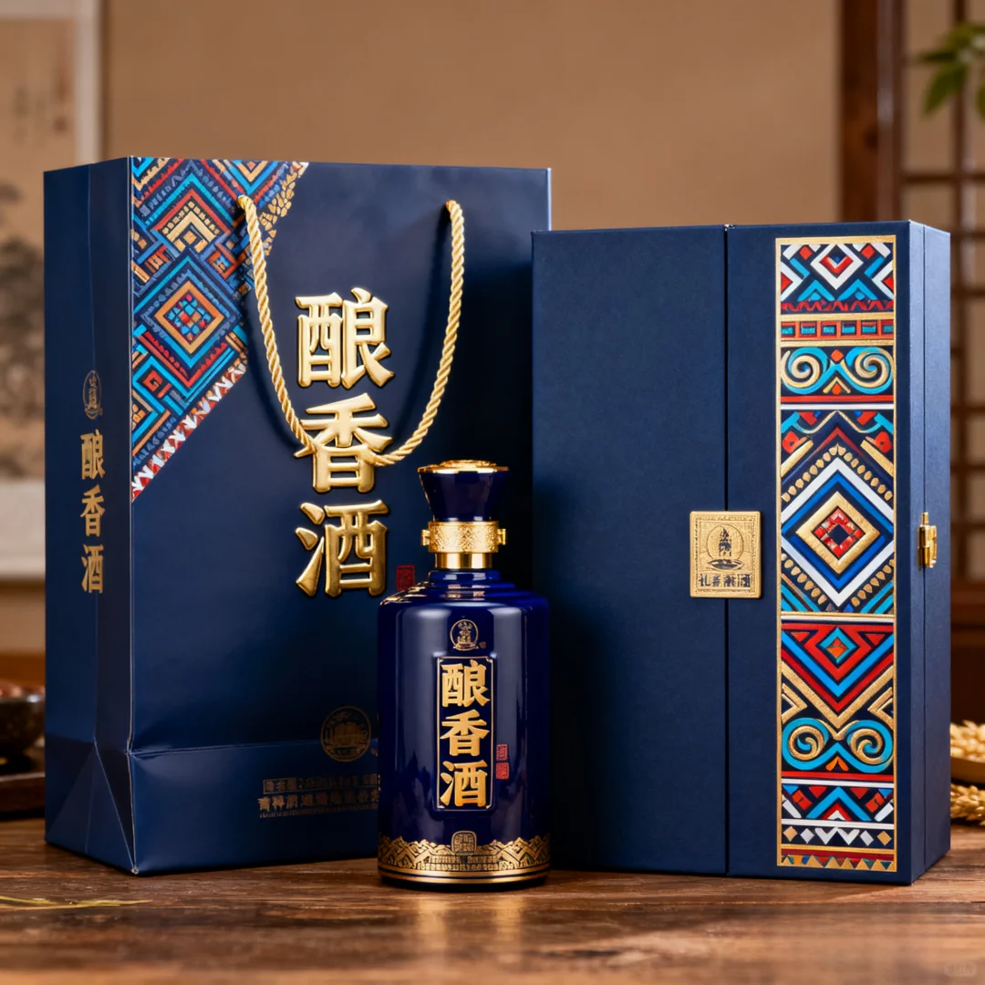 唠唠我刚做完的「酿香酒」包装设计～