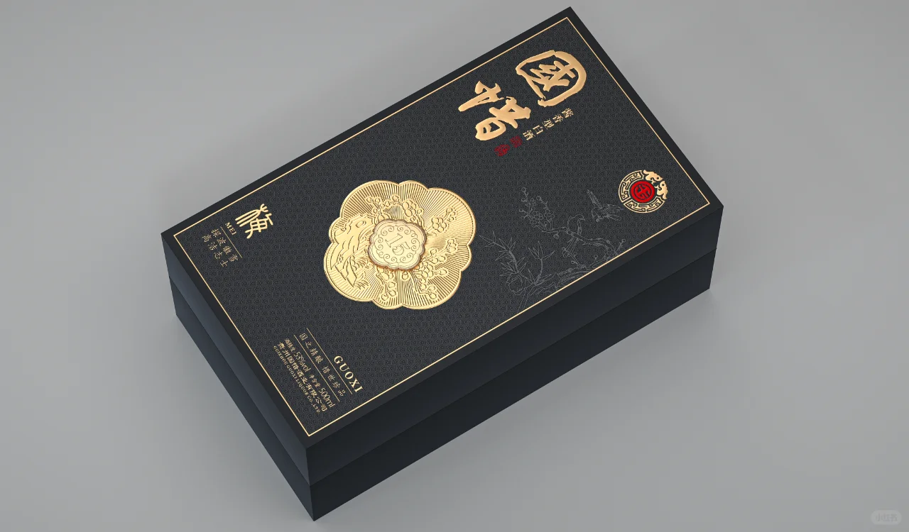 国惜酒-梅兰竹菊系列包装设计