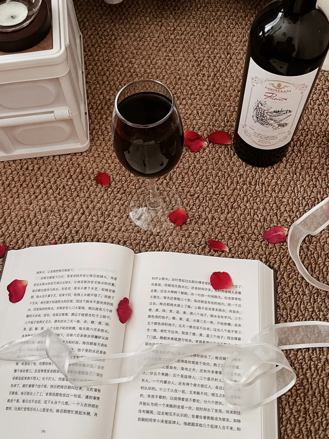 ?  微醺仪式感｜红酒、玫瑰与你，是我想要的