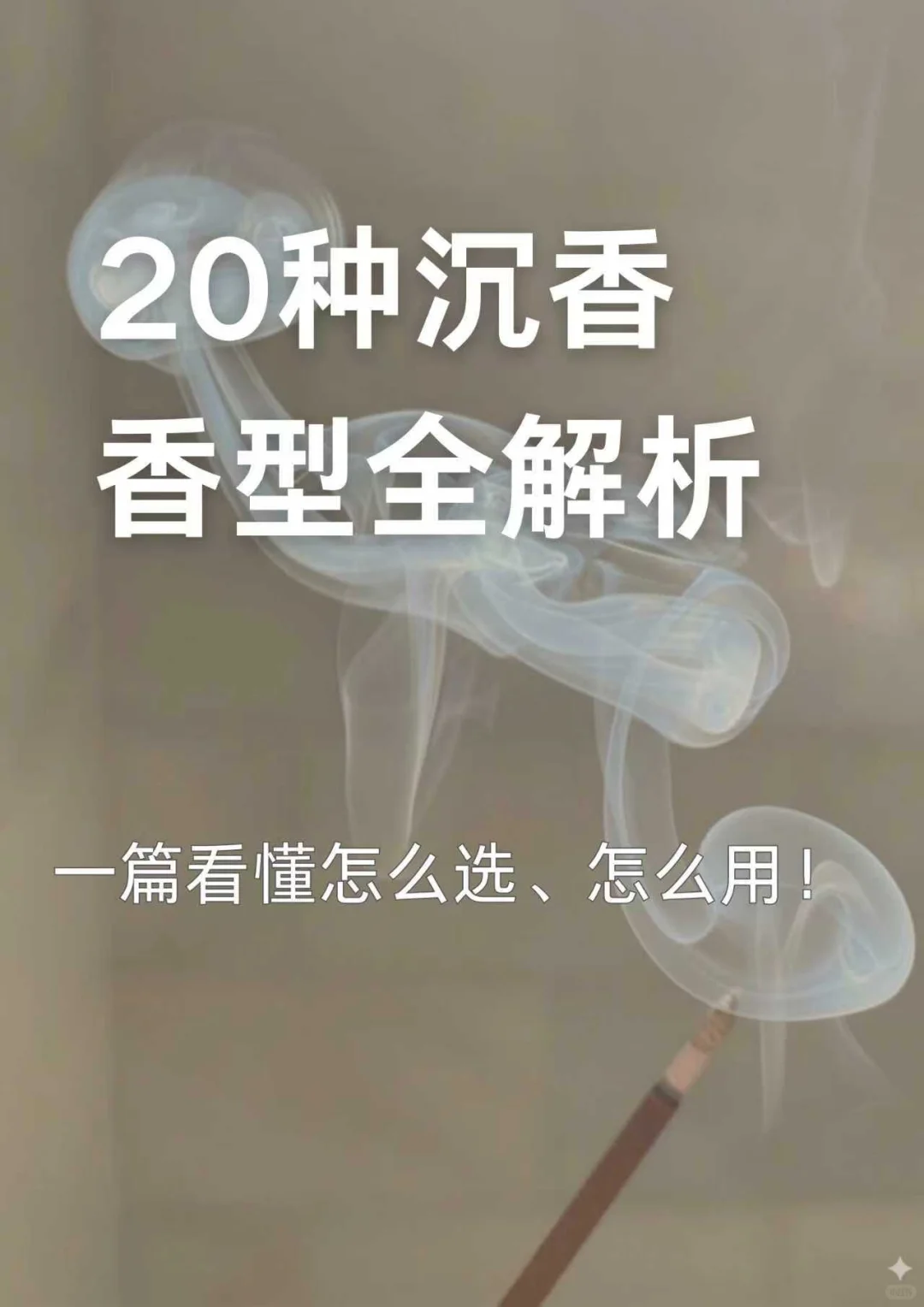 新手必收藏?20种沉香香型全解析｜