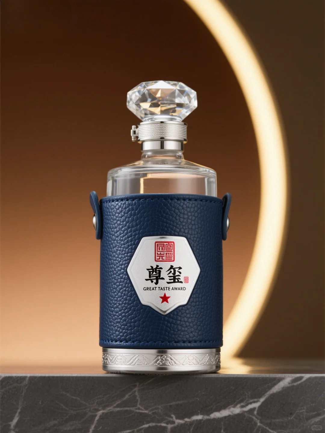 做出了一款客户很满意的酒水包装设计