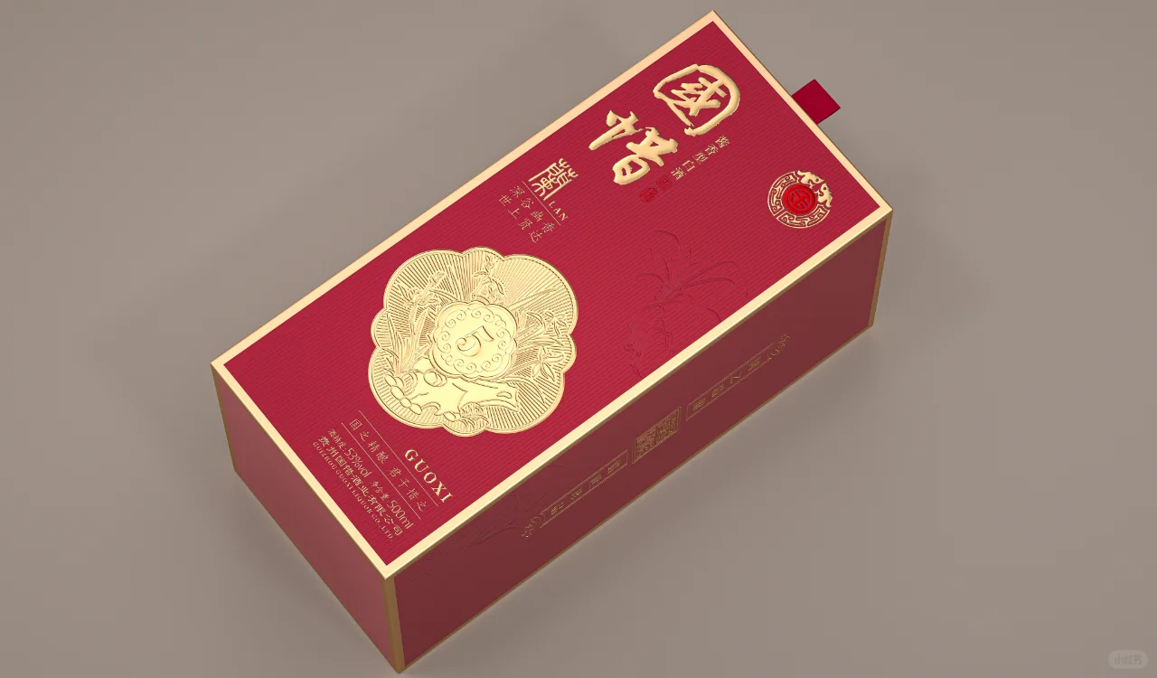 国惜酒-梅兰竹菊系列包装设计