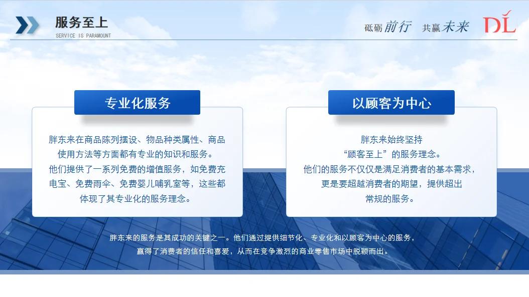 胖东来商贸集团有限公司分四个部分介绍~