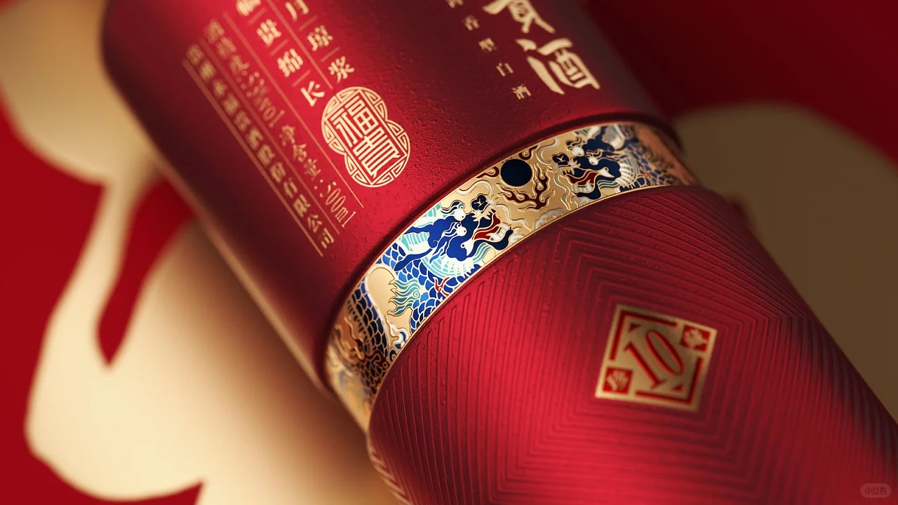 ?永福贵酒 · 珍藏 ↓白酒细节包装设计