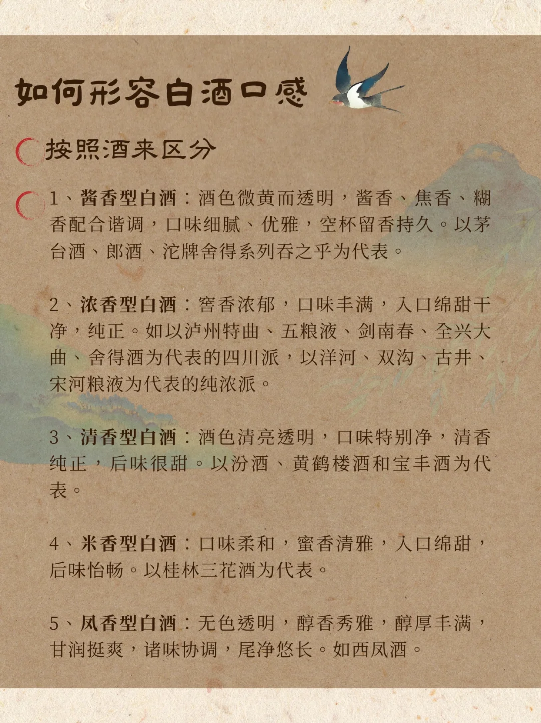 白酒味道怎么形容,品鉴白酒的专业术语解析