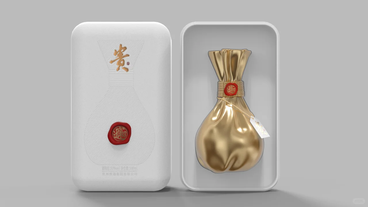 富贵迷人眼，福袋可这样创作丨原创白酒设计