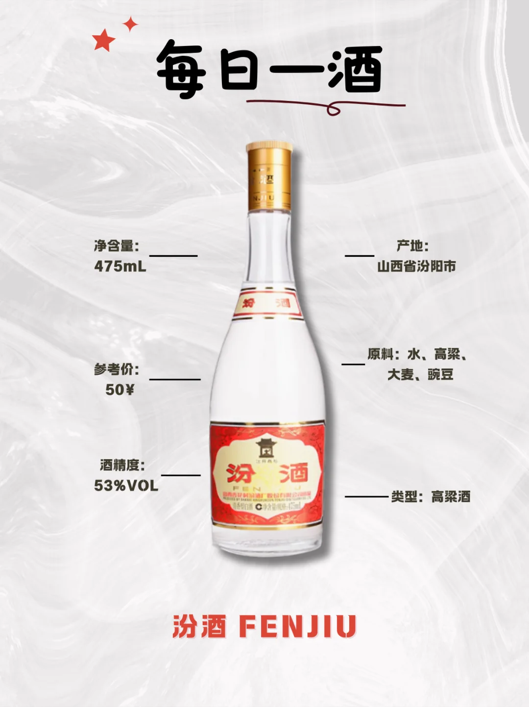 每天认识一款酒?汾酒