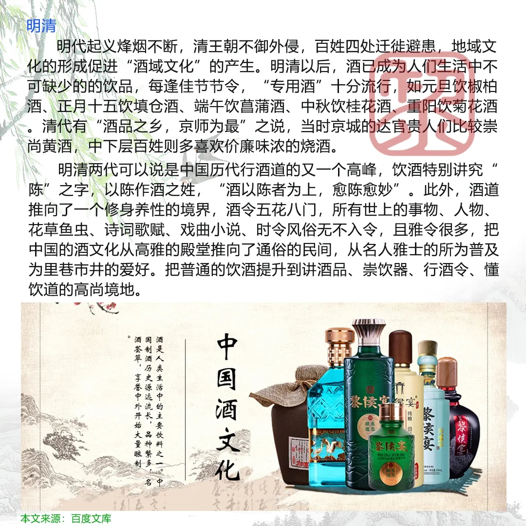 中国白酒的发展变化