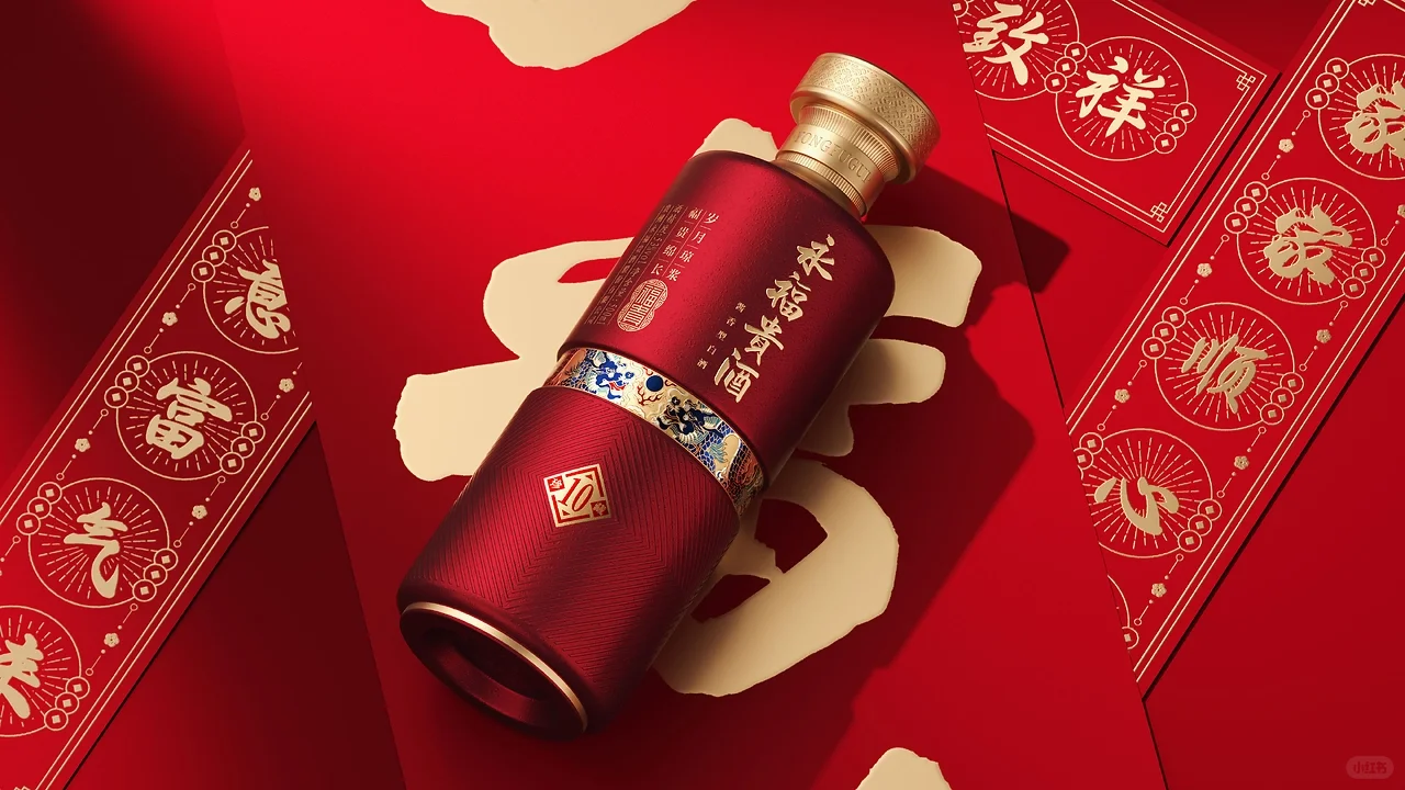 ?永福贵酒 · 珍藏 ↓白酒细节包装设计