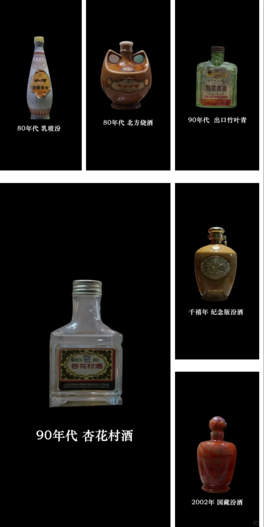 中国山西汾酒发展史。