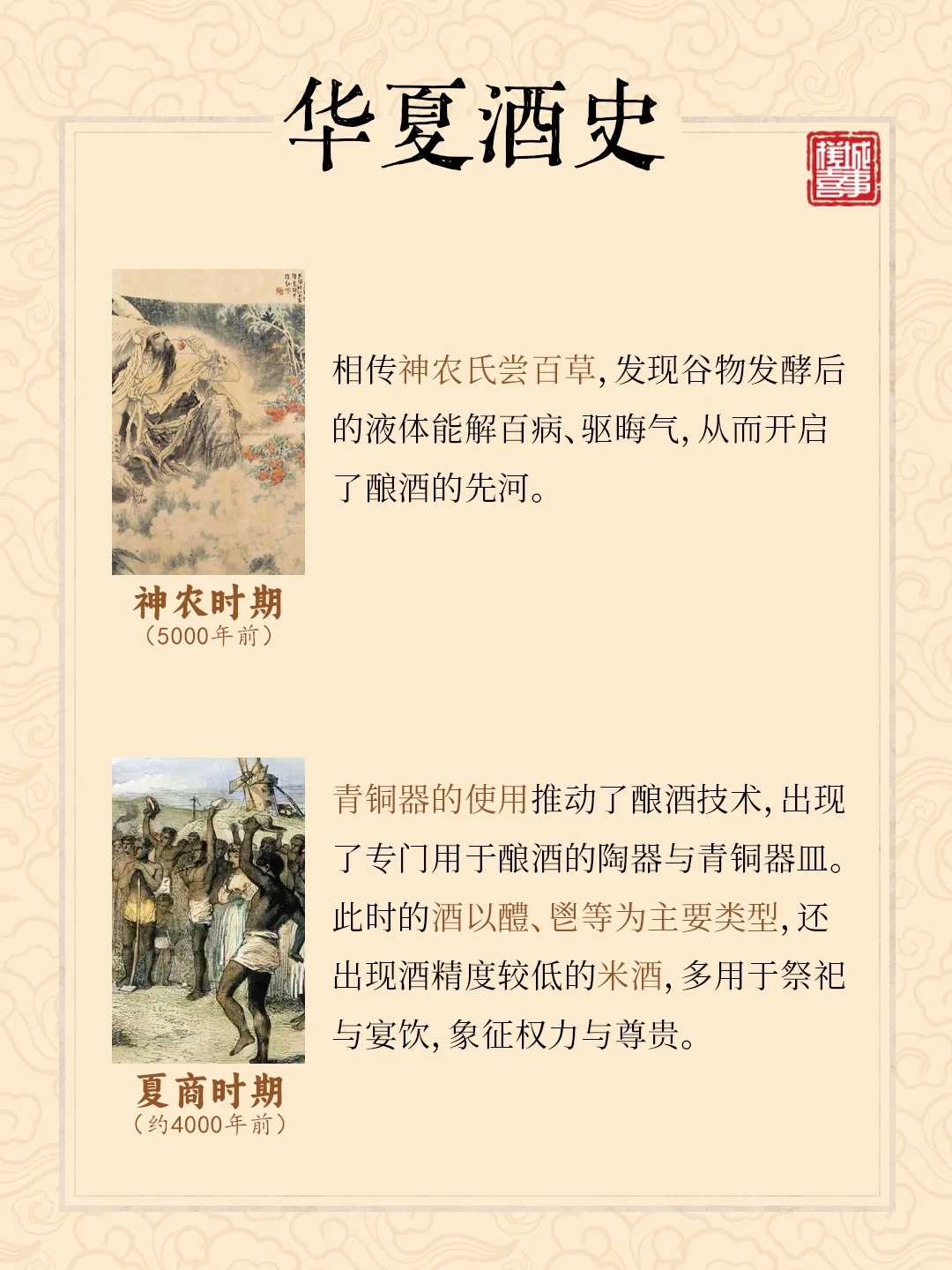 华夏酒史|中华上下五千年酒文化