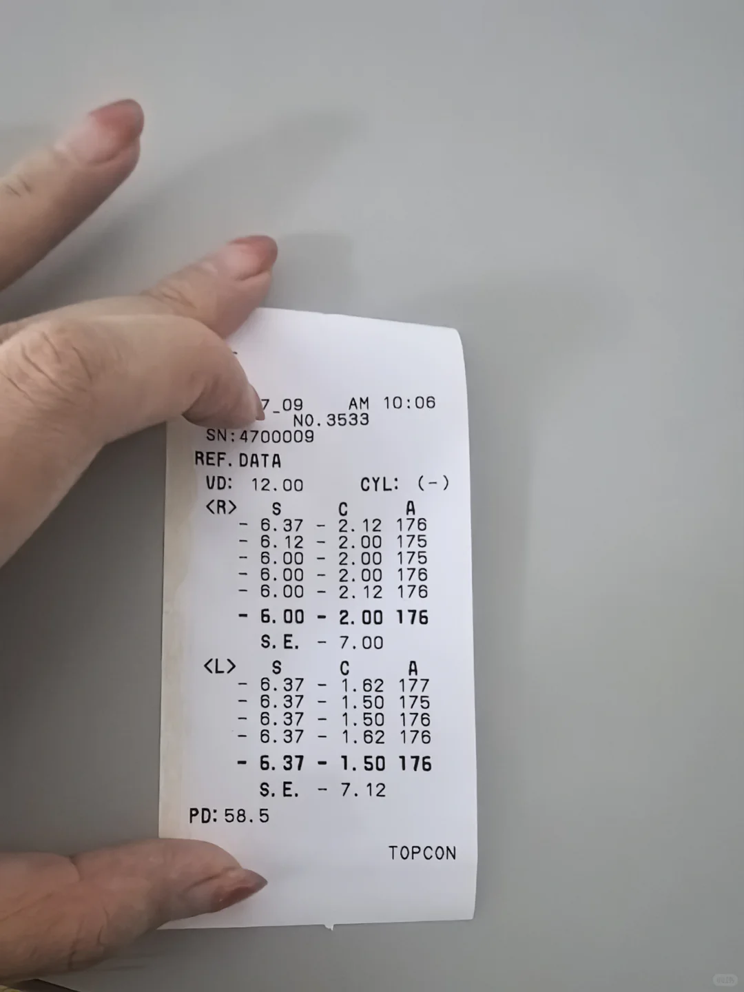 记录下我的度数