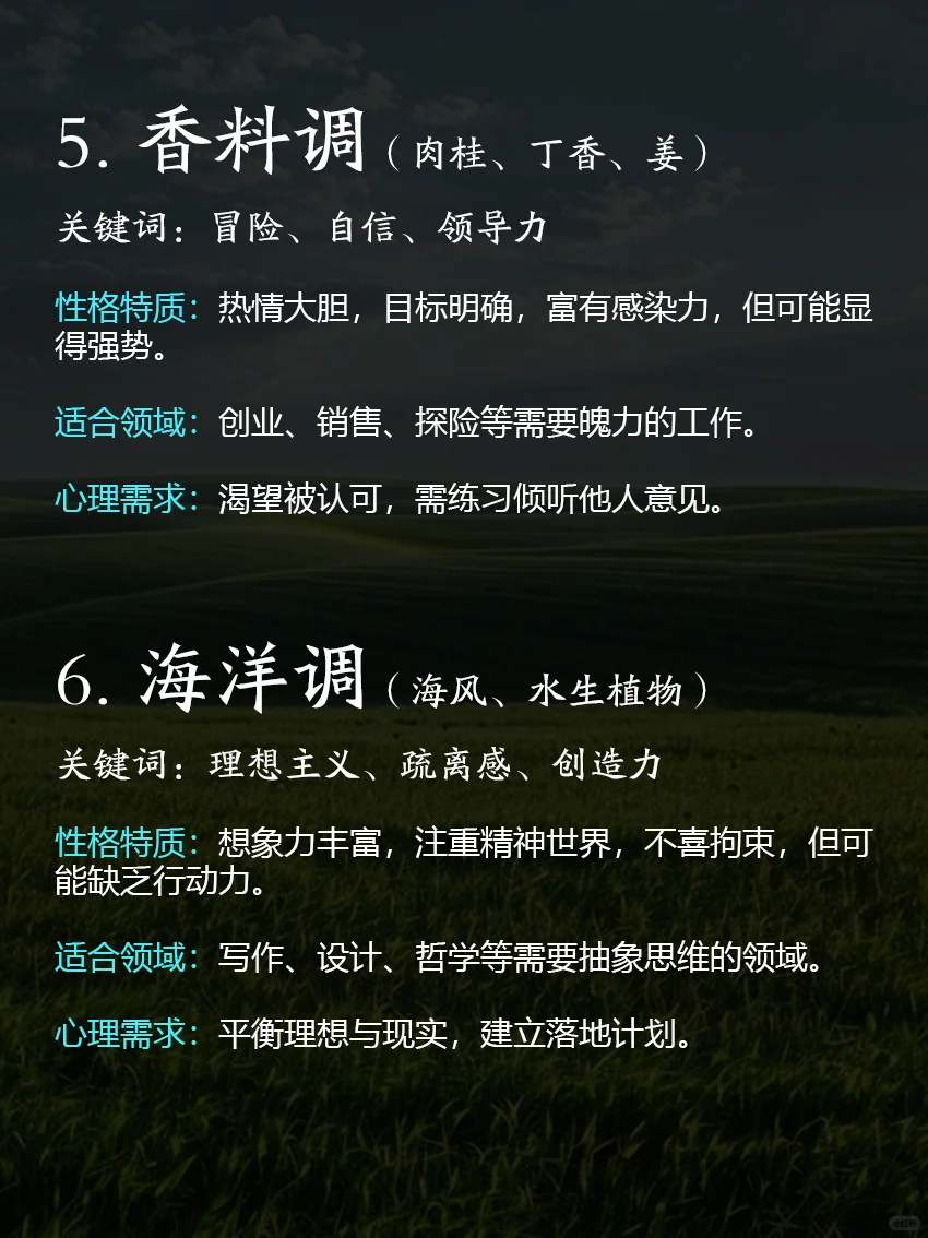 「气味占卜」通过喜欢的香味看性格