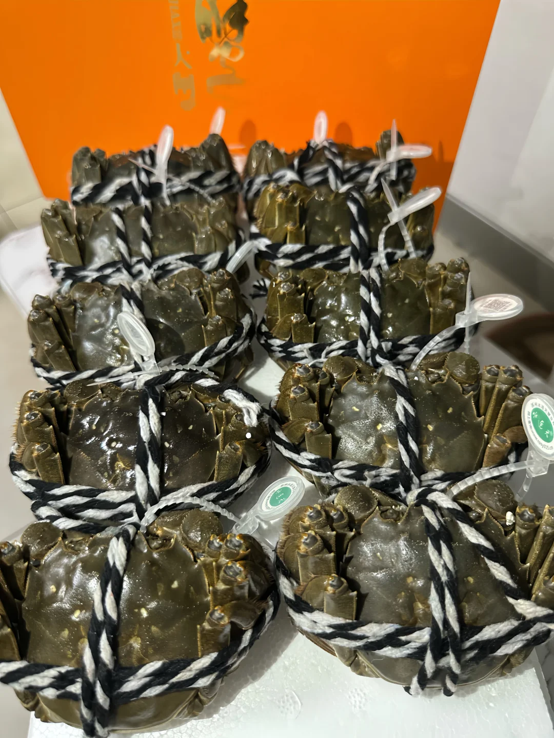 100+一箱的大闸蟹 也太大了吧‼️