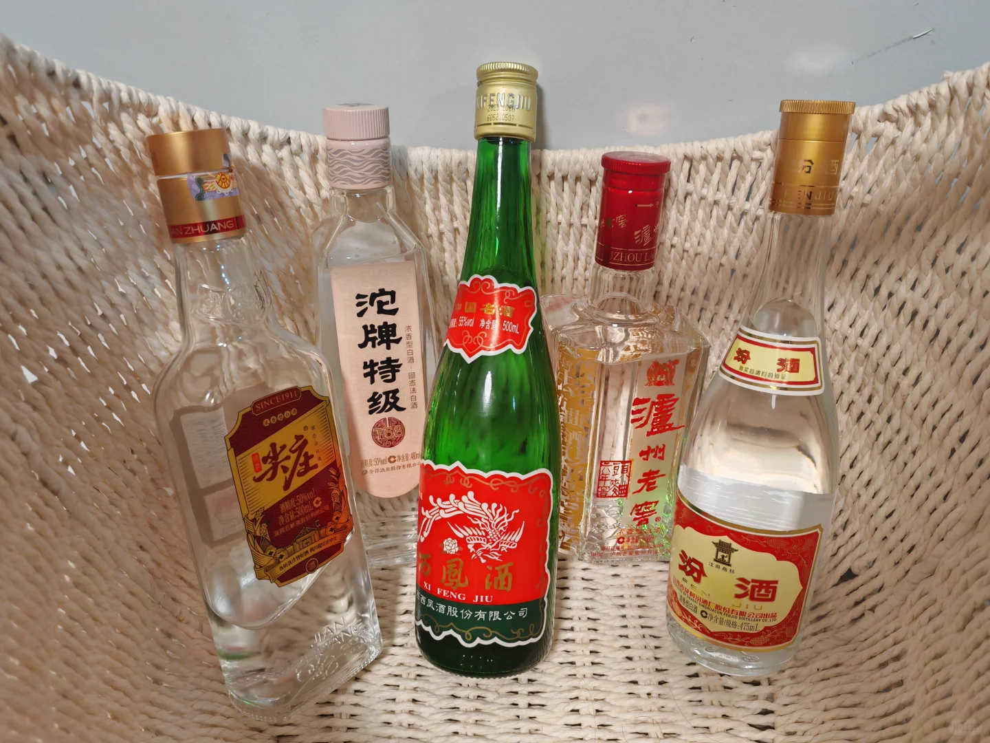 补齐 口粮酒大PK六年头 西凤 T68 玻汾 尖庄