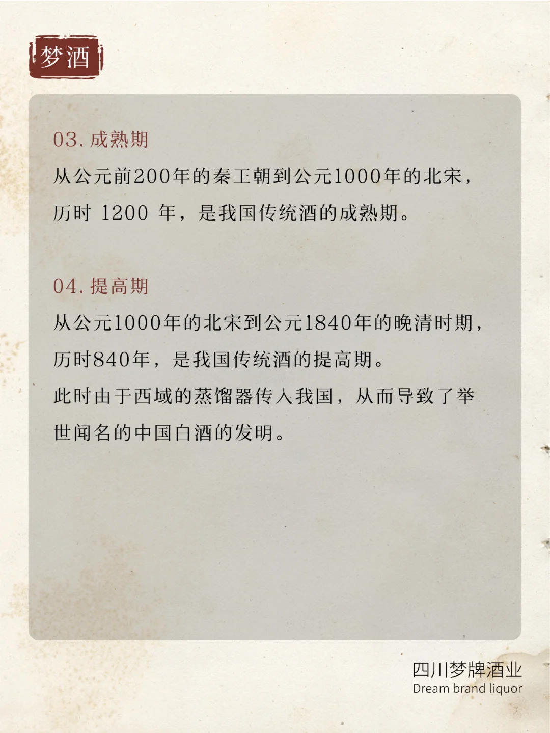 白酒的起源和发展