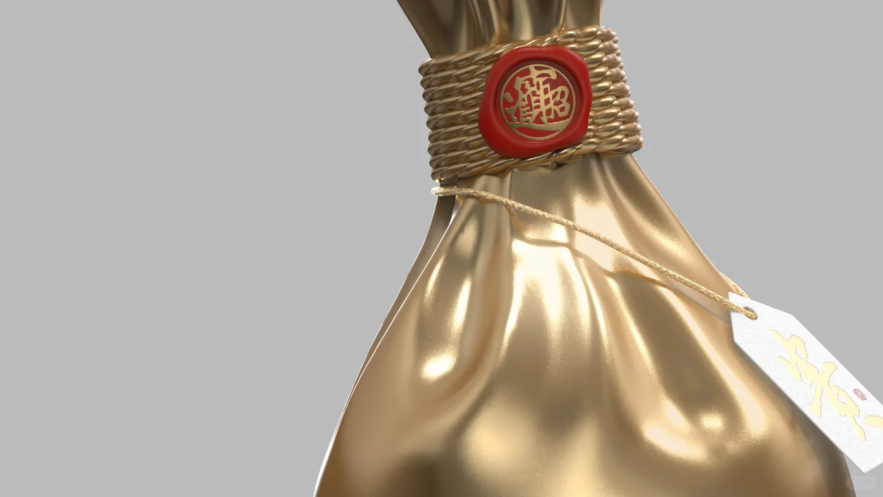 富贵迷人眼，福袋可这样创作丨原创白酒设计