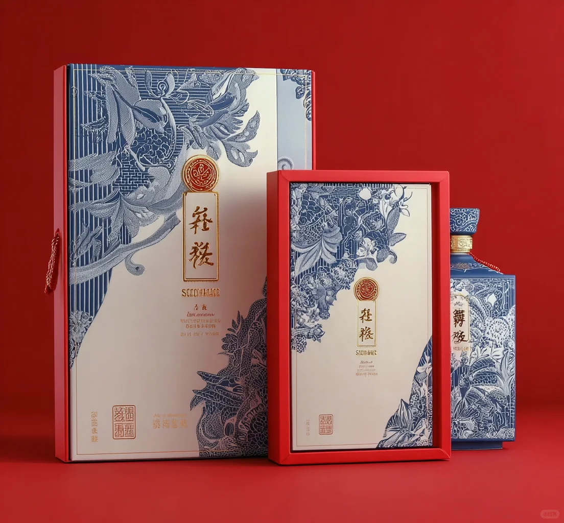 中国风白酒包装