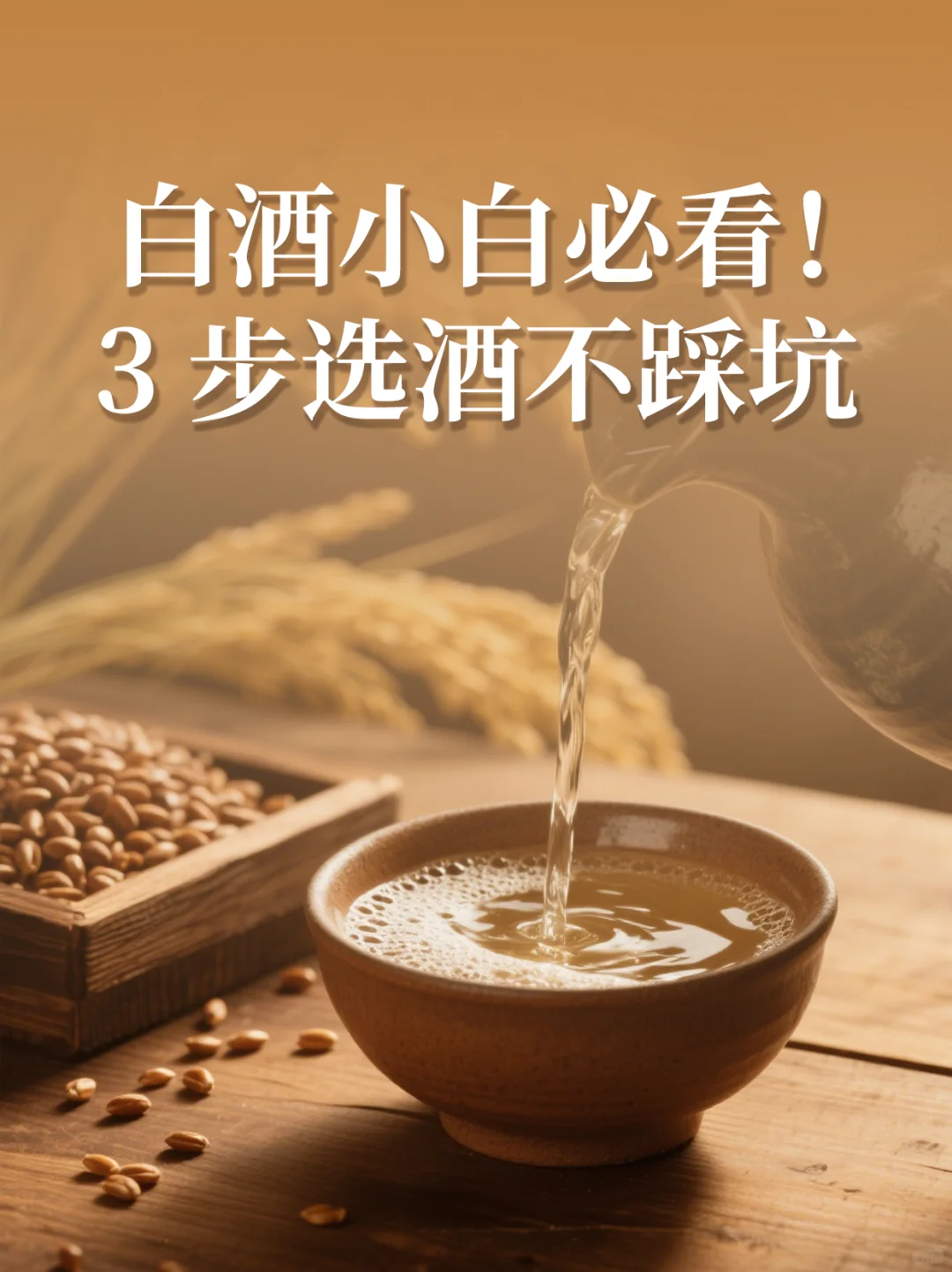 小白必看！3步选酒不踩坑！