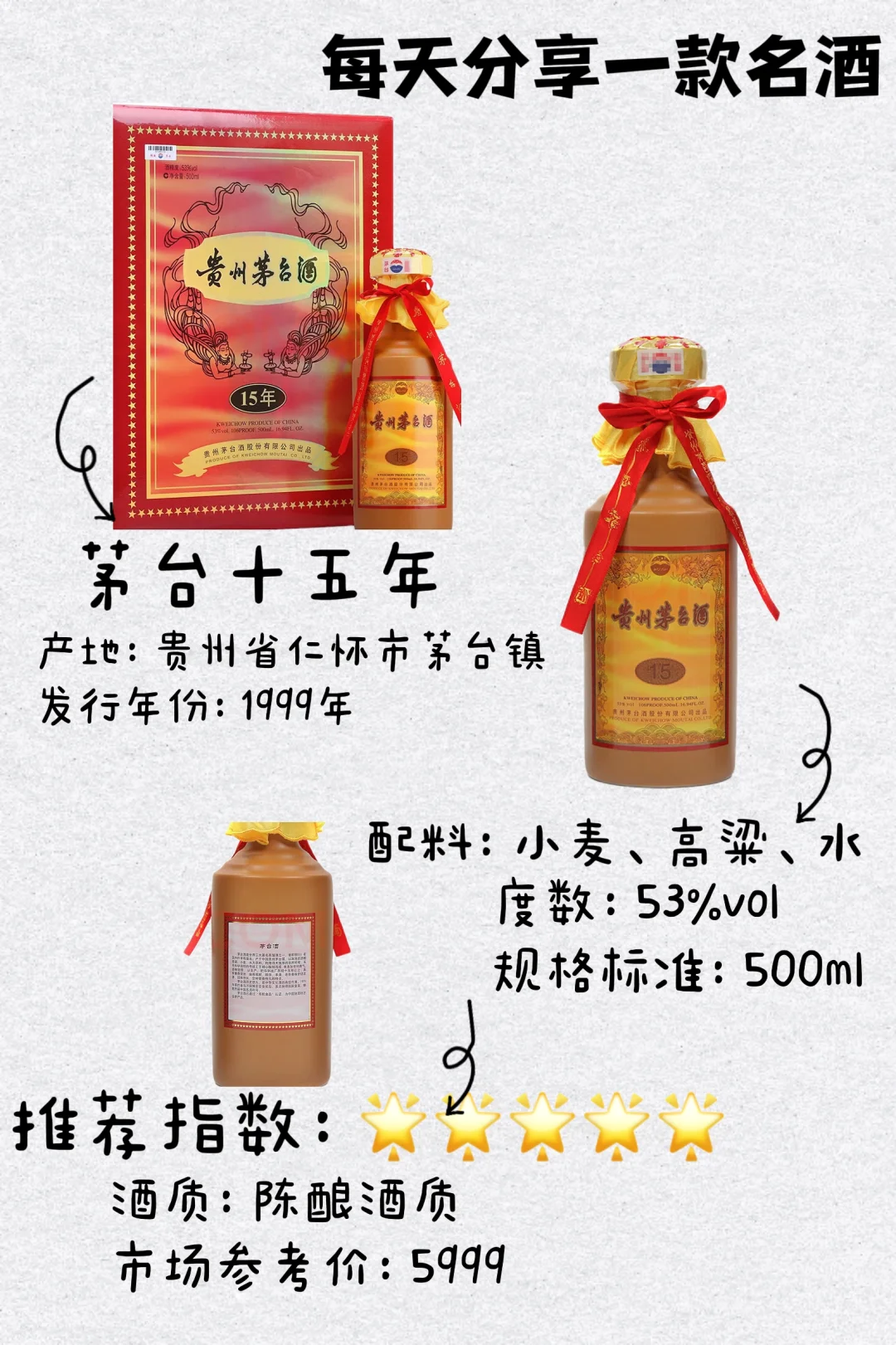 茅台年份酒十五年