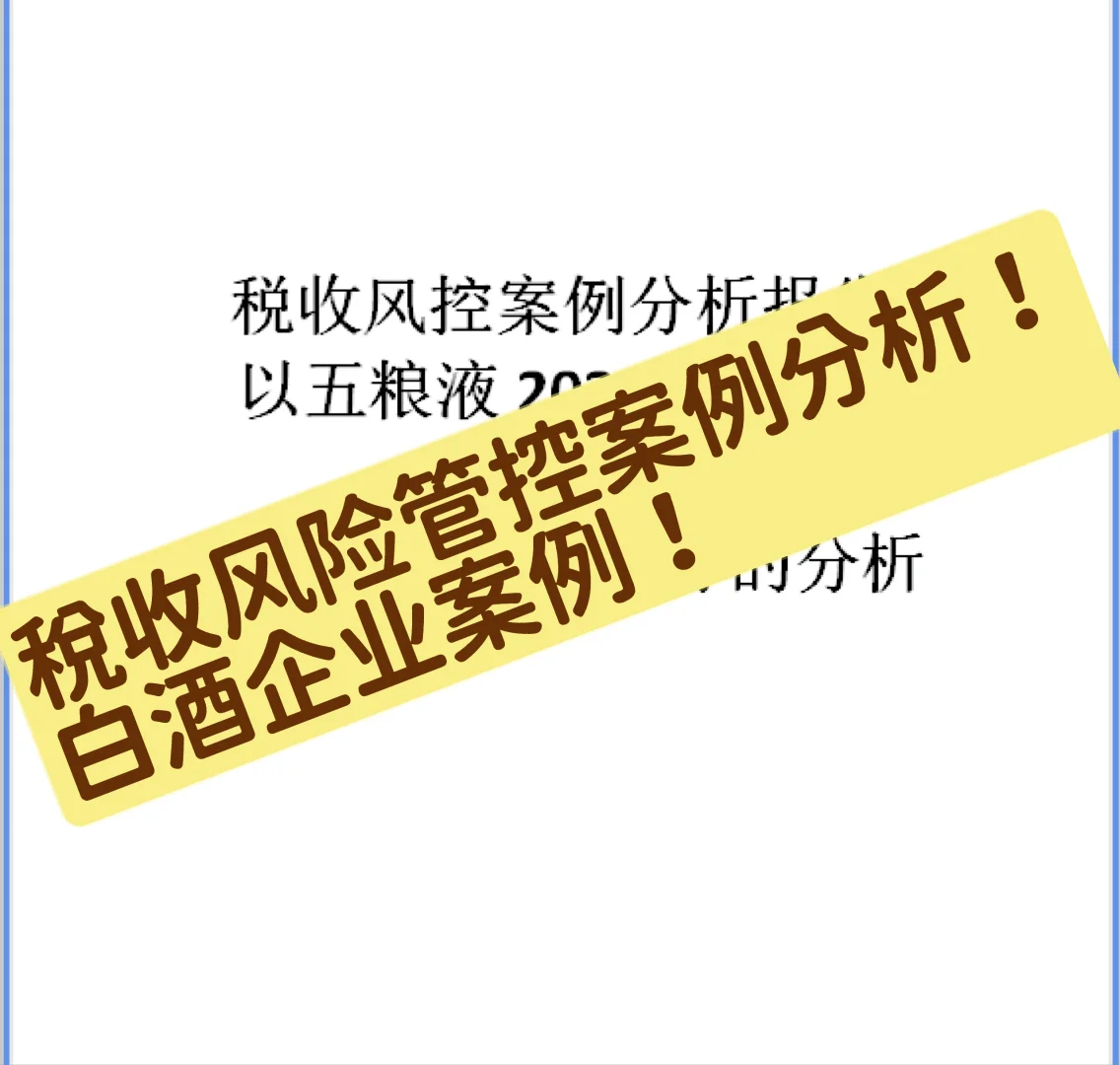 税收风控案例分析报告-五粮液,word共46页