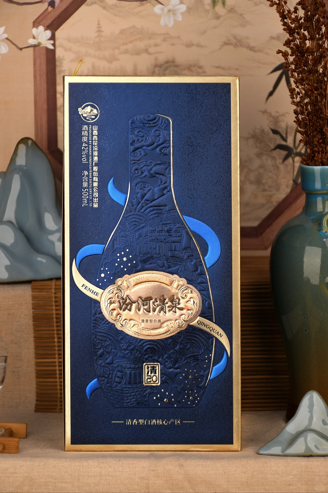 这个白酒礼盒太有仪式感了！