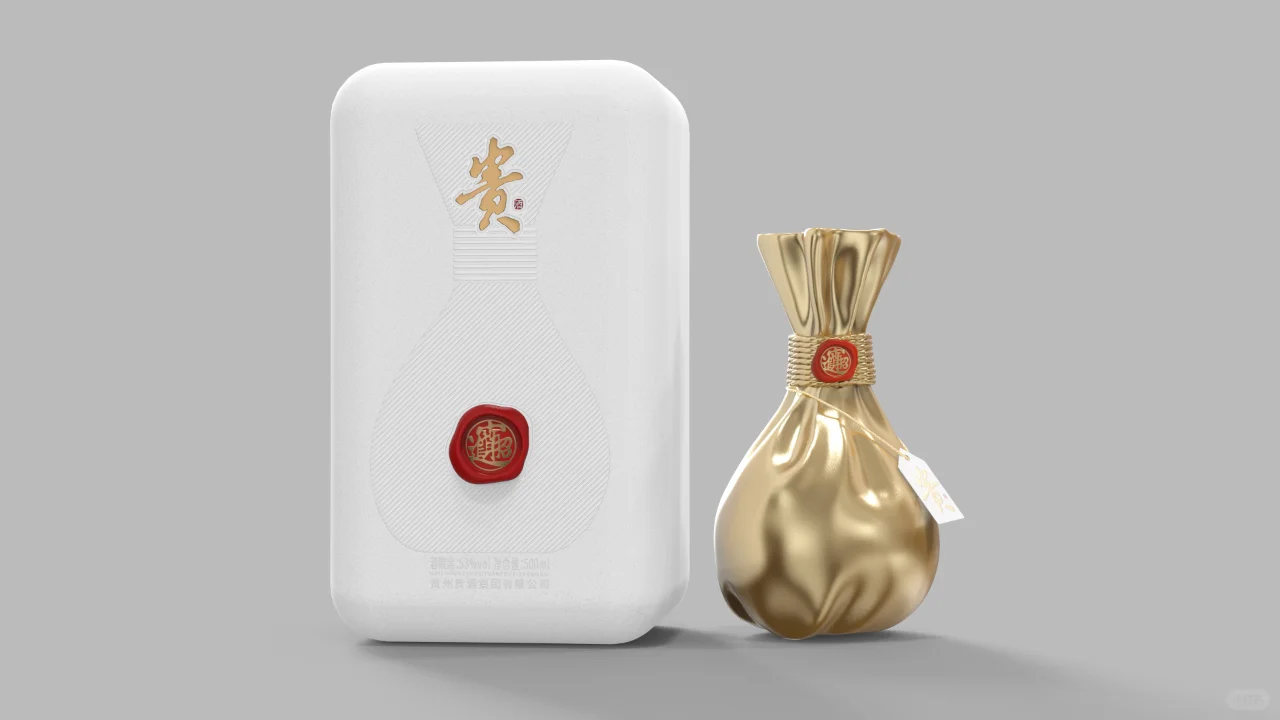 富贵迷人眼，福袋可这样创作丨原创白酒设计