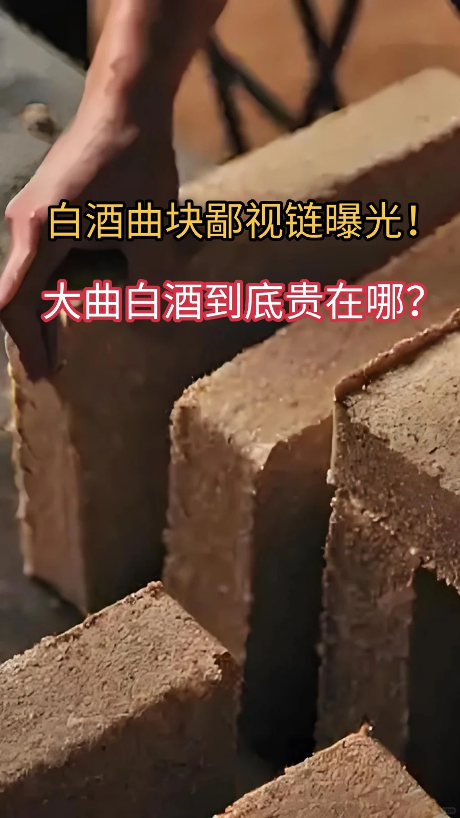 白酒曲块鄙视链曝光！大曲白酒到底贵在哪？