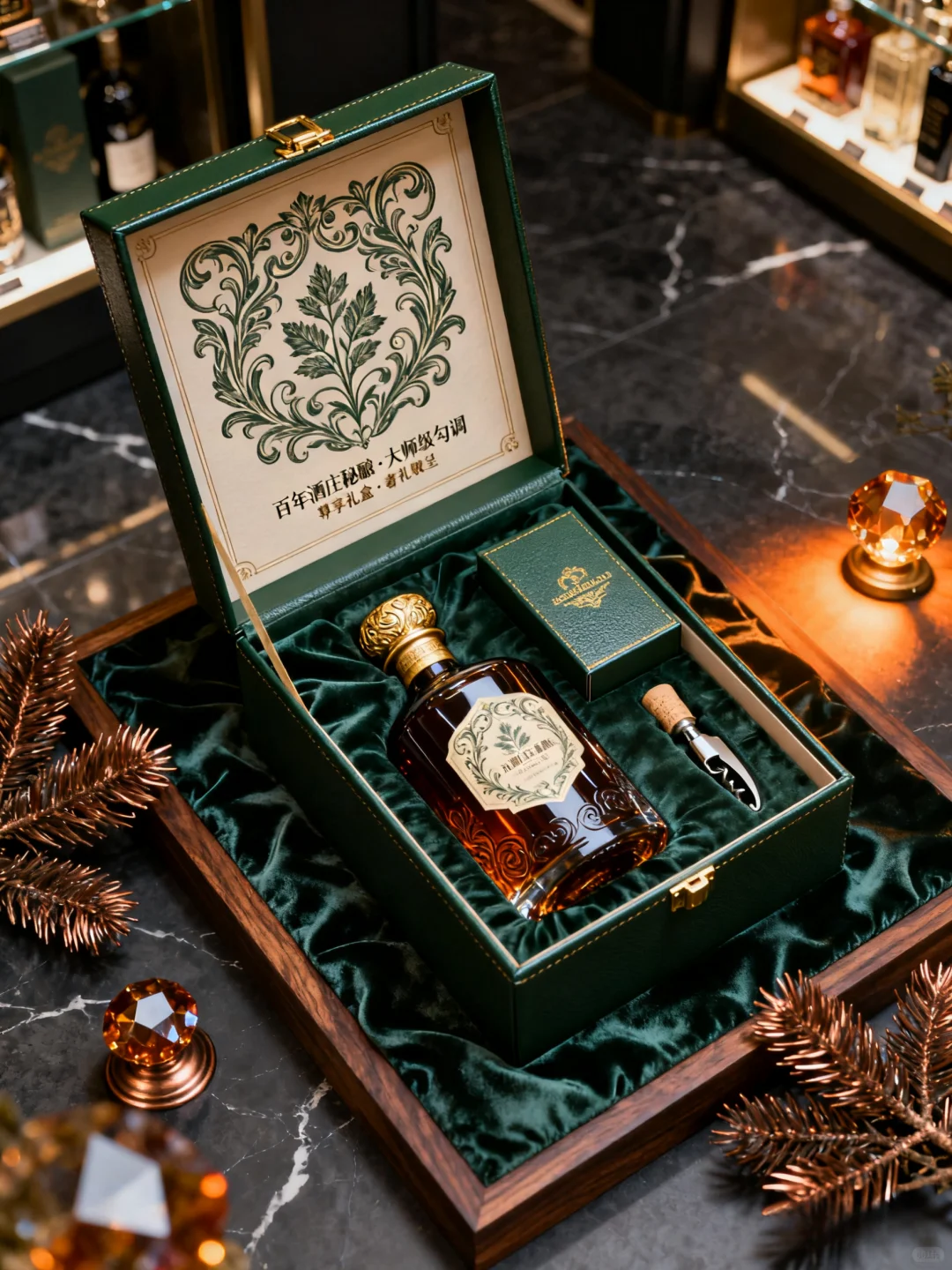 复古奢华感酒水包装设计分享