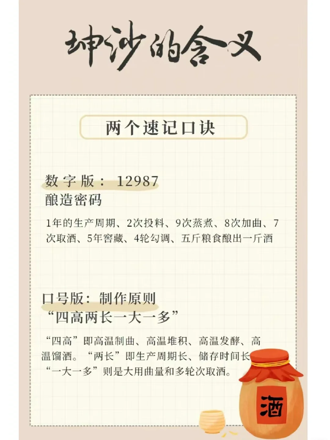 秒懂白酒专业术语 —坤沙