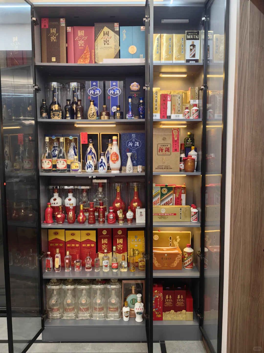 酒柜更新+宝宝满月封酒