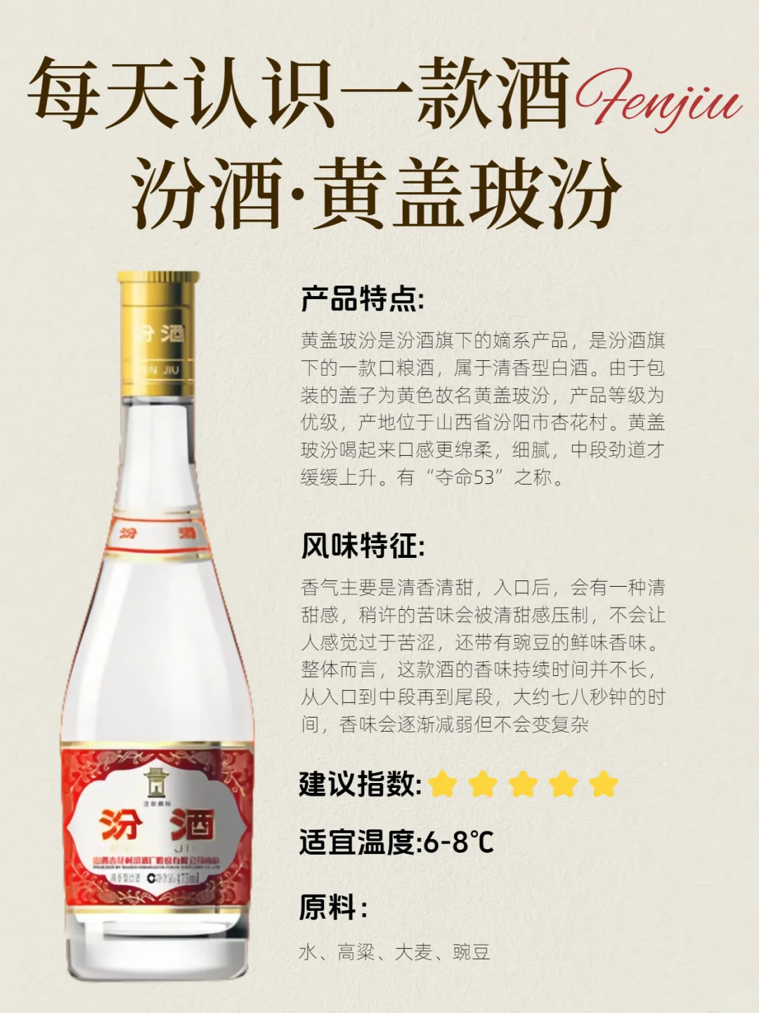 黄盖玻汾 | 口粮酒一哥?