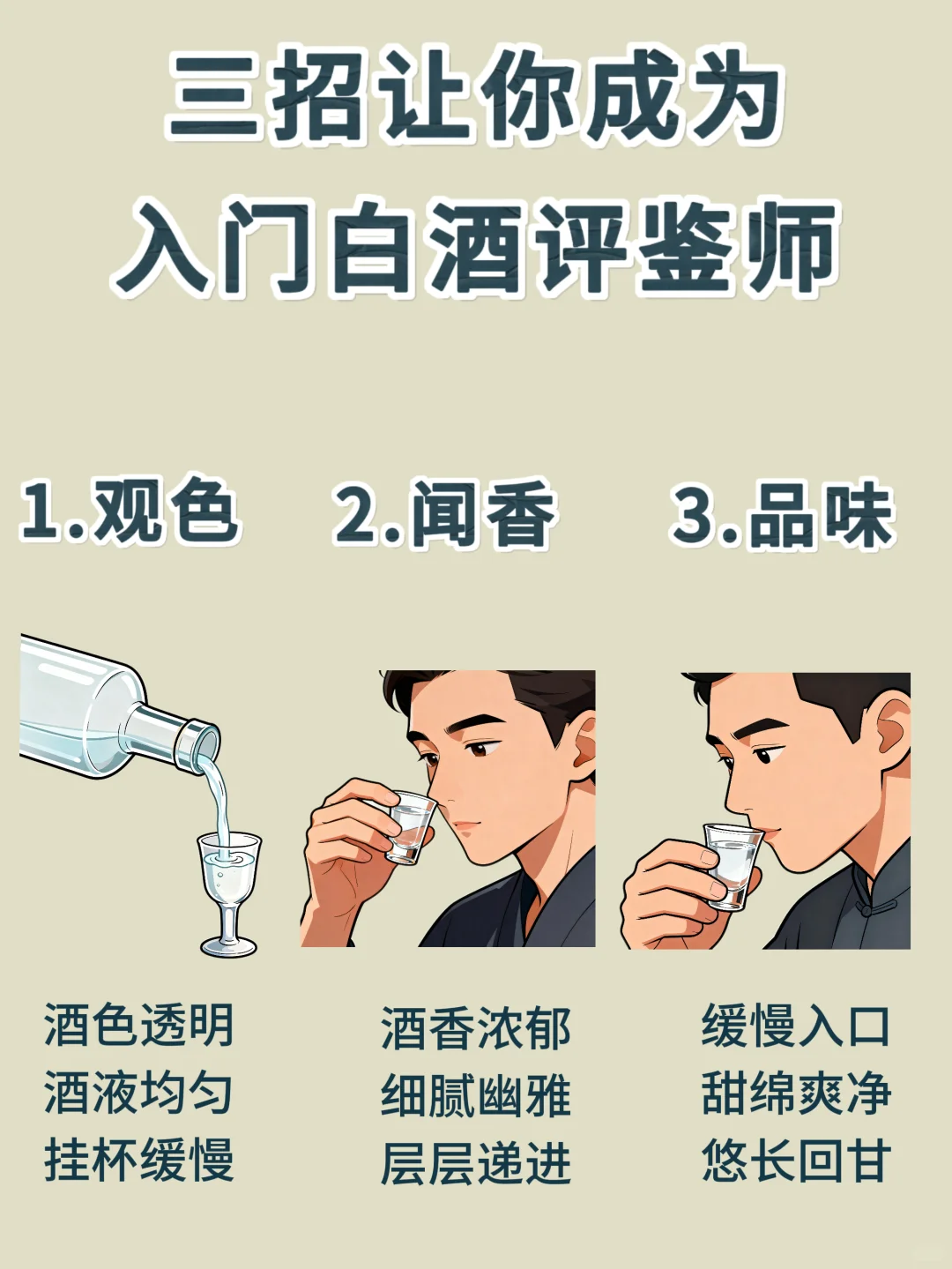 三招让你成为入门白酒品鉴师