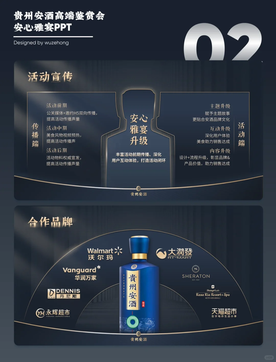 PPT美化改稿 | 安酒高端鉴赏会PPT