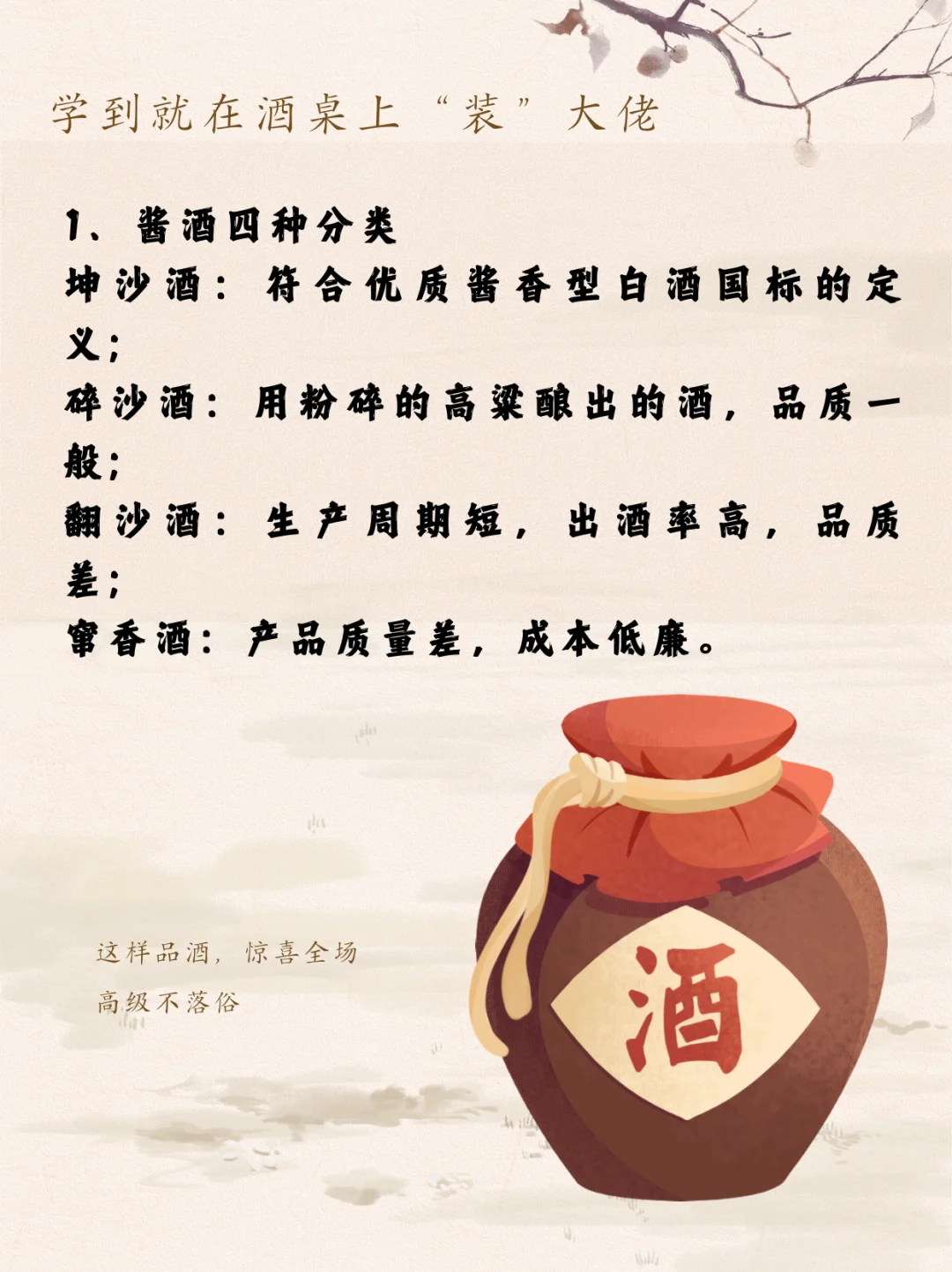 酱香型白酒的五个热知识