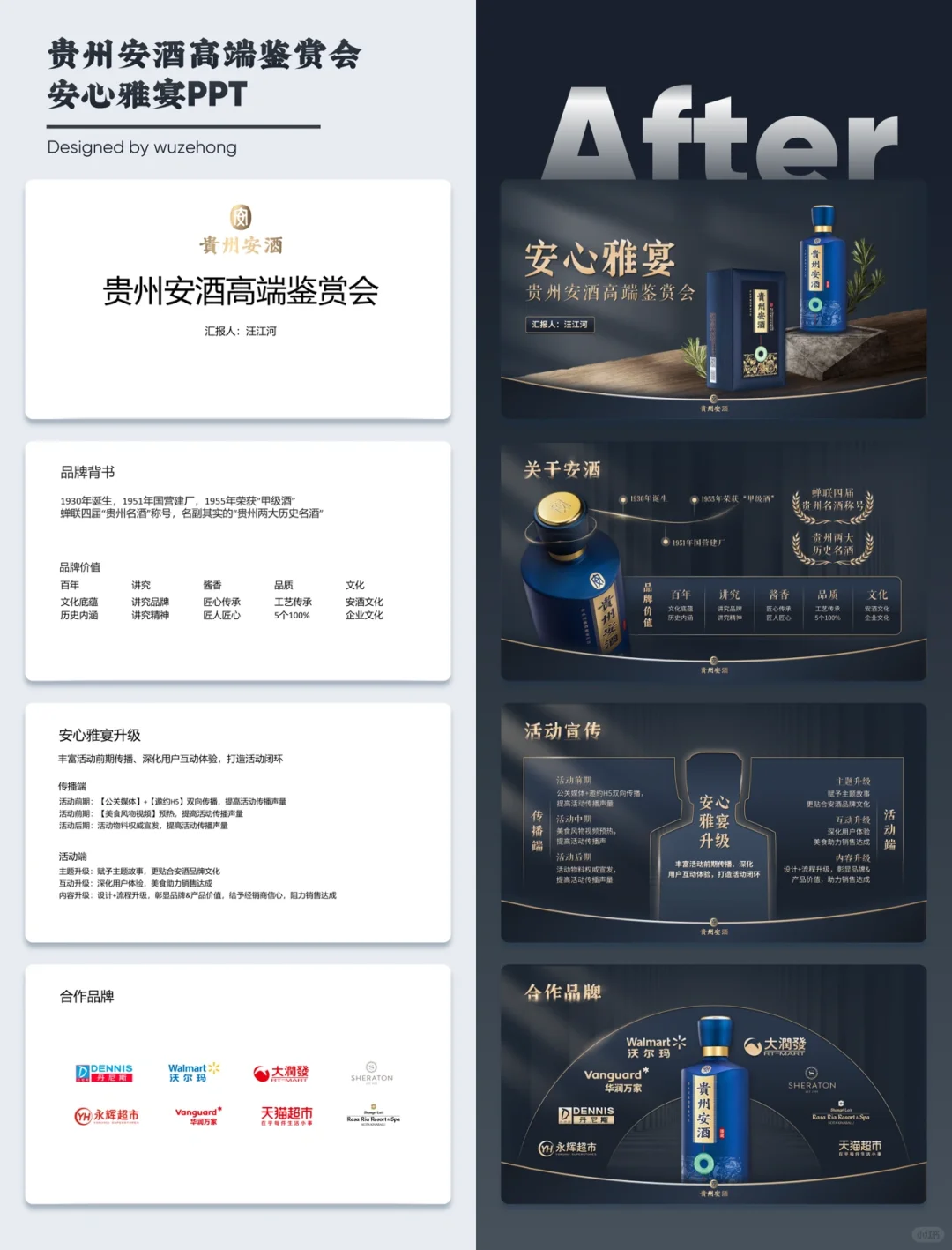 PPT美化改稿 | 安酒高端鉴赏会PPT