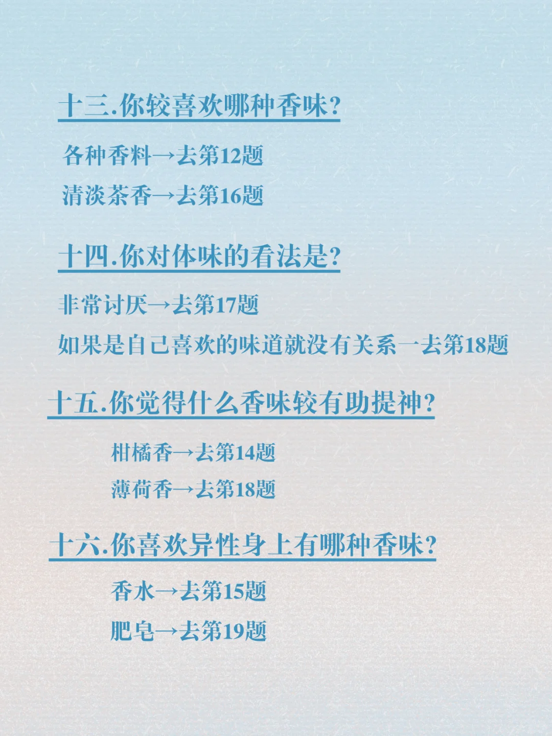 ?超准！测出你的香气人格！简直太懂我了！